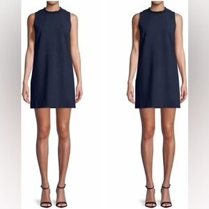 French Connection - Navy Shift Dress - Size: 6